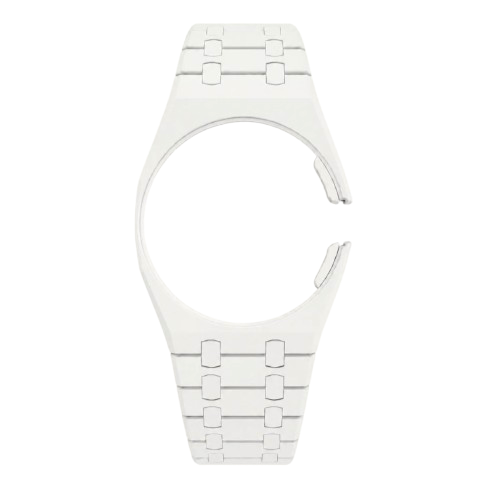 WHITE AP X SWATCH POCKET WATCH STRAP